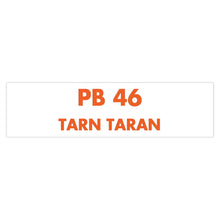 Load image into Gallery viewer, Tarn Taran - Bumper Sticker - 15&quot; × 3.75&quot; / Rectangle / White - PB Zero
