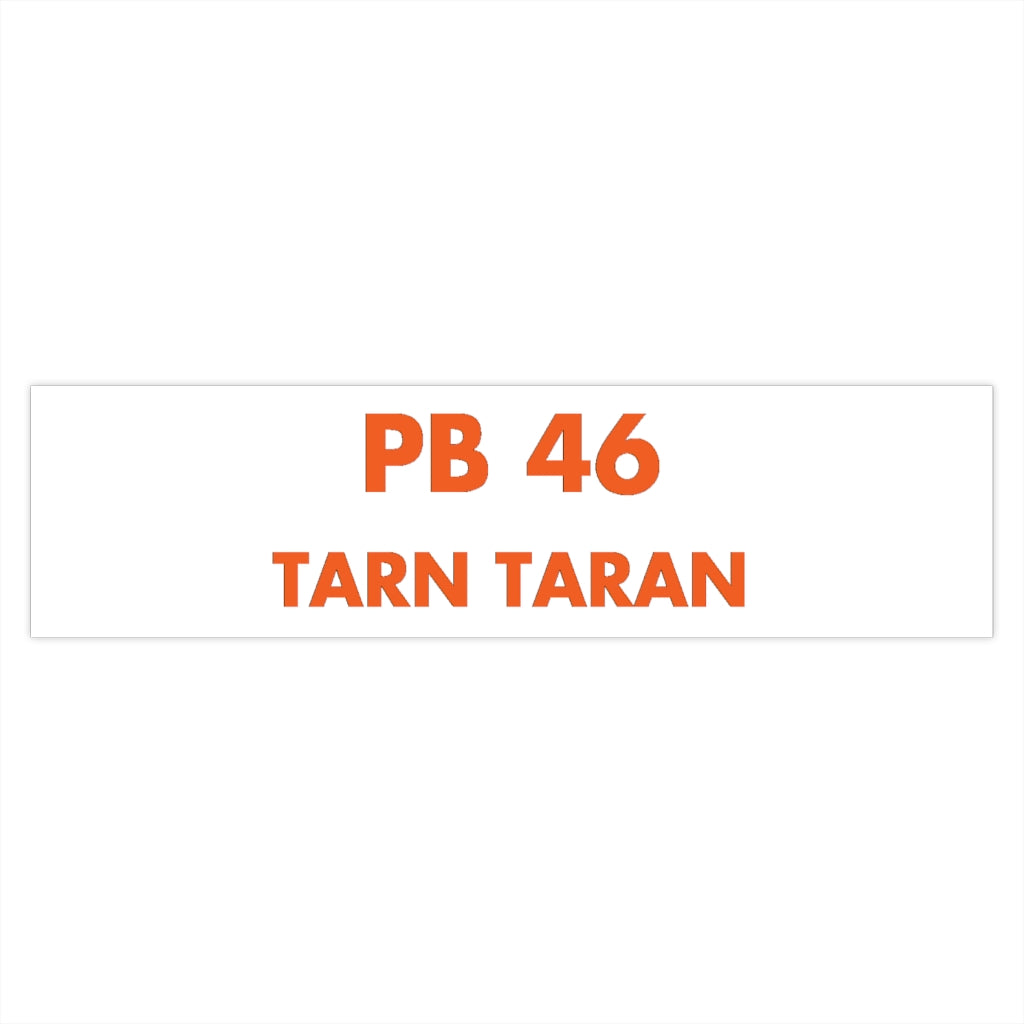 Tarn Taran - Bumper Sticker - 15