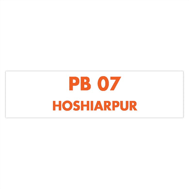 Hoshiarpur - Bumper Sticker - 15