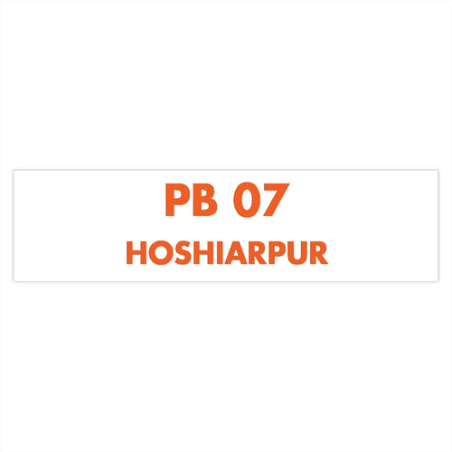 Hoshiarpur - Bumper Sticker - 15