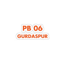 Load image into Gallery viewer, Gurdaspur Sticker - 2&quot; × 2&quot; / White - PB Zero
