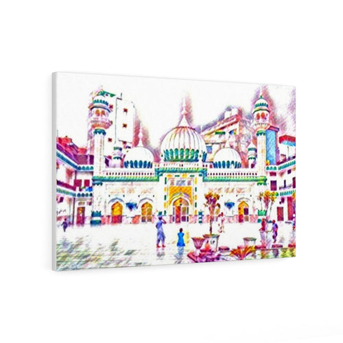 Khairuddin Mosque, Amritsar Canvas Art - 36