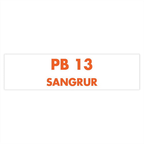 Sangrur - Bumper Sticker - 15