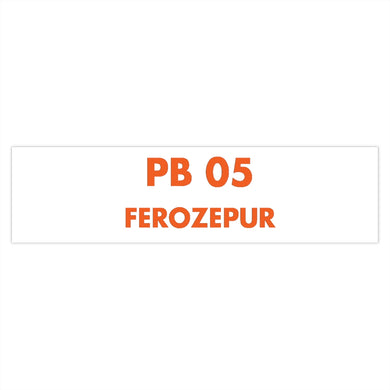 Ferozepur - Bumper Sticker - 15