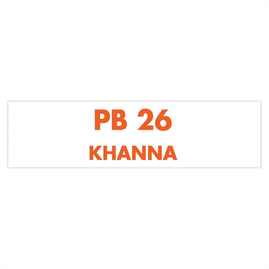 Khanna - Bumper Sticker - 15