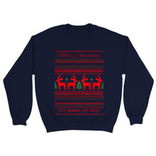 Load image into Gallery viewer, It&#39;s Gonna Get Desi Punjabi Christmas Jumper - Navy / S - PB Zero
