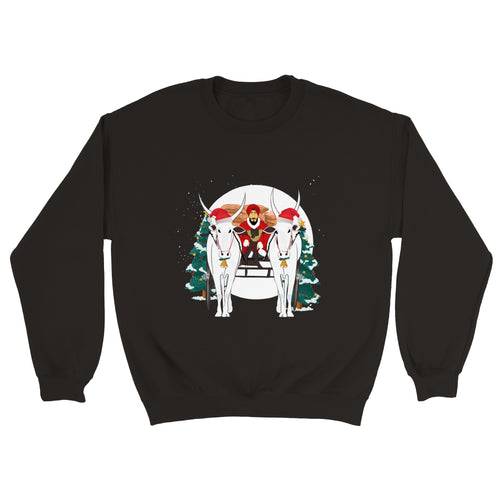 Kisaan Punjabi Christmas Jumper - Black / S - PB Zero